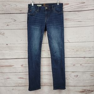 Kut from the Kloth Katy Boyfriend mid rise dark wash jeans